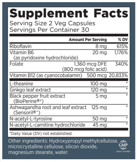 CogniForce-Supplement-Facts